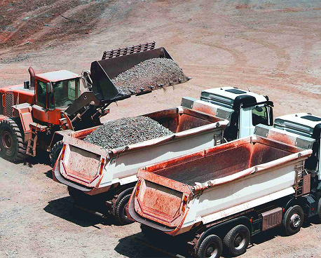 Mining trucks